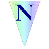 Bannière À Fanions Fun personnalisé, Colorful Rainbow Félicitations (Troisième drapeau)