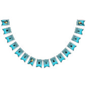 Bannière À Fanions Fun Pool Party Tropical été (Tout)