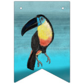 Bannière À Fanions Fun Pool Party Tropical été (Premier drapeau)