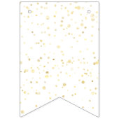 Bannière À Fanions Funny Bunting Sign Party se termine à 10! Confetti (Premier drapeau)