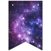 Bannière À Fanions Galaxie violette (Premier drapeau)