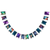 Bannière À Fanions Galaxies d'étoiles violet bleu vert espace univers (Tout)