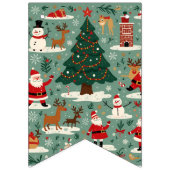 Bannière À Fanions Garland de Noël (Troisième drapeau)