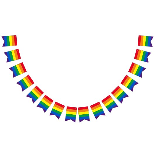 Bannière À Fanions Gay pride Lgbt rainbow strips (Tout)