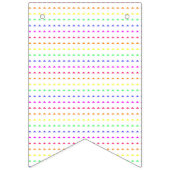 Bannière À Fanions Géométrique arc-en-ciel (Premier drapeau)