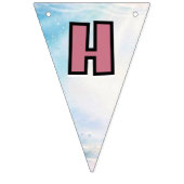 Bannière À Fanions Gilr Ocean Birthday Party Decoration Whale Dolphin (Deuxième drapeau)