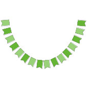 Bannière À Fanions Gingham vert (Tout)