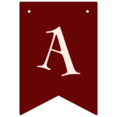 Bannière À Fanions girafe rouge (Troisième drapeau)