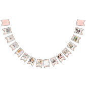 Bannière À Fanions Girls Cute Daisy 1st Birthday Milestone Photo  (Tout)