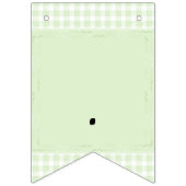 Bannière À Fanions Glorieux En vichy vert (Premier drapeau)