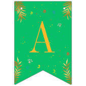 Bannière À Fanions Golden Green Chien Chien Chien de Chien de Chien d (Troisième drapeau)