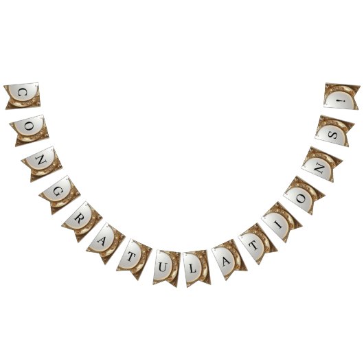 Bannière À Fanions Golden Ornate Frame Bunting Flag (Tout)