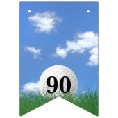 Bannière À Fanions Golf Ball pour 90e anniversaire Bunting Flags (Deuxième drapeau)