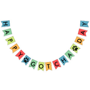 Bannière À Fanions Gotcha jour heureux