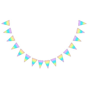 Bannière À Fanions Gradient de Gorgeous Pastel