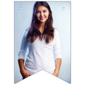 Bannière À Fanions Graduate Photo Collage Graduation Party (Deuxième drapeau)