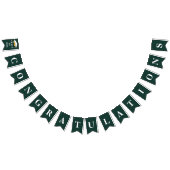 Bannière À Fanions Graduation 2025 Félicitations Grad Green (Tout)