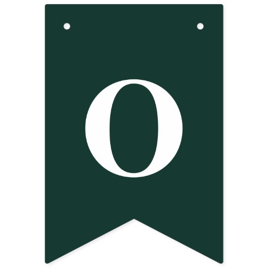 Bannière À Fanions Graduation 2025 Félicitations Grad Green (Troisième drapeau)