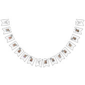 Bannière À Fanions Graduation Cap with Bow School Years Photo (Tout)