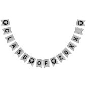 Bannière À Fanions Graduation Chic Silver Créez Votre Classe De (Tout)