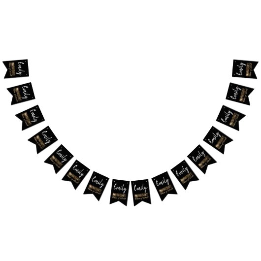 Bannière À Fanions Graduation Party Class of 2018 Ajouter le nom Grad (Tout)