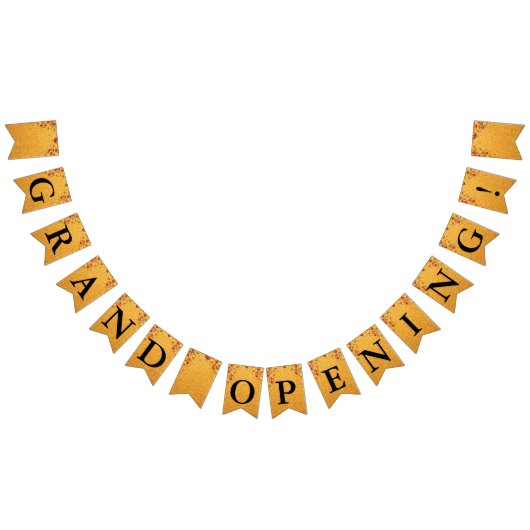 Bannière À Fanions Grand Ouverture Faux Gold Parties scintillant Ball (Tout)