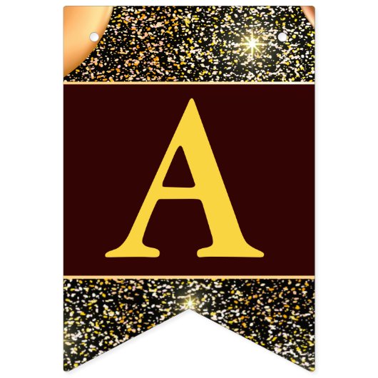 Bannière À Fanions Grand réouverture des ballons de Parties scintilla (Troisième drapeau)