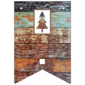 Bannière À Fanions Grange d'hiver, Joyeuses fêtes (Premier drapeau)