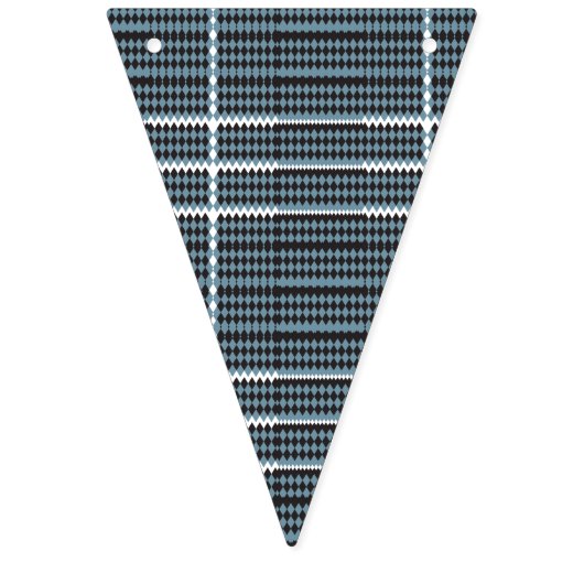 Bannière À Fanions graphique damé illustration haute, (Premier drapeau)