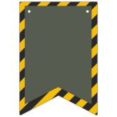 Bannière À Fanions Graphique des enseignes de rue en construction (Premier drapeau)