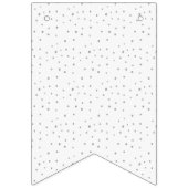 Bannière À Fanions Gray Hand-Drawn Après Bébé Baby Shower (Premier drapeau)