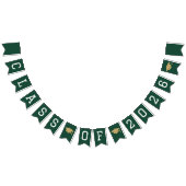 Bannière À Fanions Green Class Of 2026 Graduation Party (Tout)