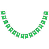 Bannière À Fanions Green Snowman, Joyeuses Fêtes (Tout)