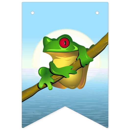 Bannière À Fanions Grenouille (Deuxième drapeau)