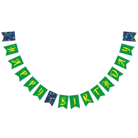 Bannière À Fanions Grenouille arborescente Anniversaire de enfant mûr (Tout)