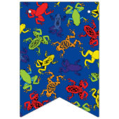 Bannière À Fanions Grenouille arborescente Anniversaire de enfant mûr (Premier drapeau)