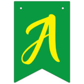 Bannière À Fanions Grenouille arborescente Anniversaire de enfant mûr (Troisième drapeau)