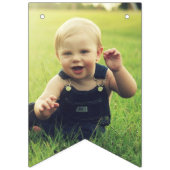 Bannière À Fanions Grenouille Joyeux anniversaire (Premier drapeau)