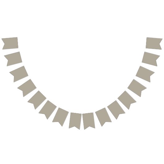 Bannière À Fanions Gris-beige (Tout)
