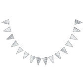 Bannière À Fanions gris nautique (Tout)