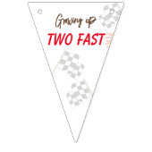 Bannière À Fanions Grossissant deux jeûnes 2e anniversaire (Premier drapeau)