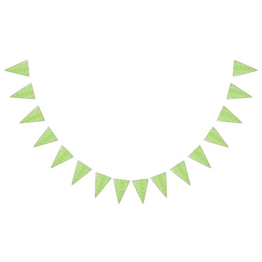 Bannière À Fanions Grunge Lime Texture verte (Tout)