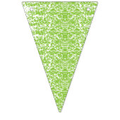 Bannière À Fanions Grunge Lime Texture verte (Deuxième drapeau)