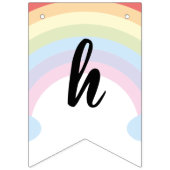 Bannière À Fanions Guirlande anniversaire heureux dessin d'Arc (Premier drapeau)