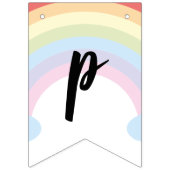 Bannière À Fanions Guirlande anniversaire heureux dessin d'Arc (Troisième drapeau)