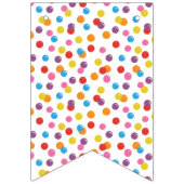 Bannière À Fanions Gumball Machine Candy Bubble Gum Joyeux anniversai (Premier drapeau)