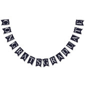 Bannière À Fanions Guy Grad Moderne Diplômé sur mesure (Tout)