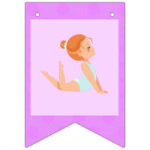 Bannière À Fanions Gymnastique Joyeux anniversaire (Premier drapeau)