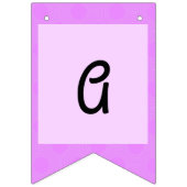 Bannière À Fanions Gymnastique Joyeux anniversaire (Troisième drapeau)