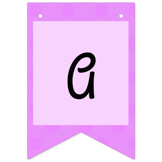 Bannière À Fanions Gymnastique Joyeux anniversaire (Troisième drapeau)